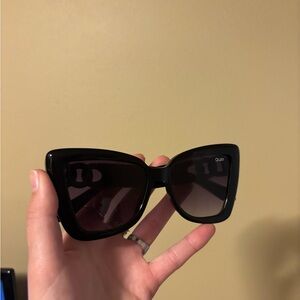 Quay Australia Black Wayfarer Sunglasses